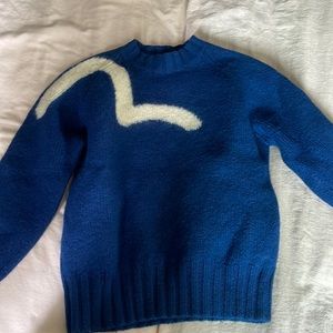 Evisu wool sweater sz L